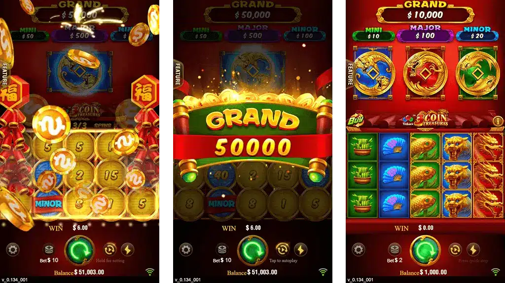 3 Coins Vegas11 Bonus